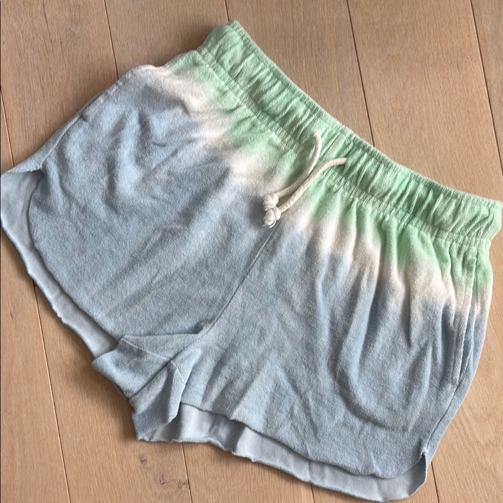 Wild Fable Ombre Green and Blue Athletic Shorts